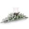 Dunhill® Fir Candle Holder with Snow, Berries & Pinecone Centerpiece